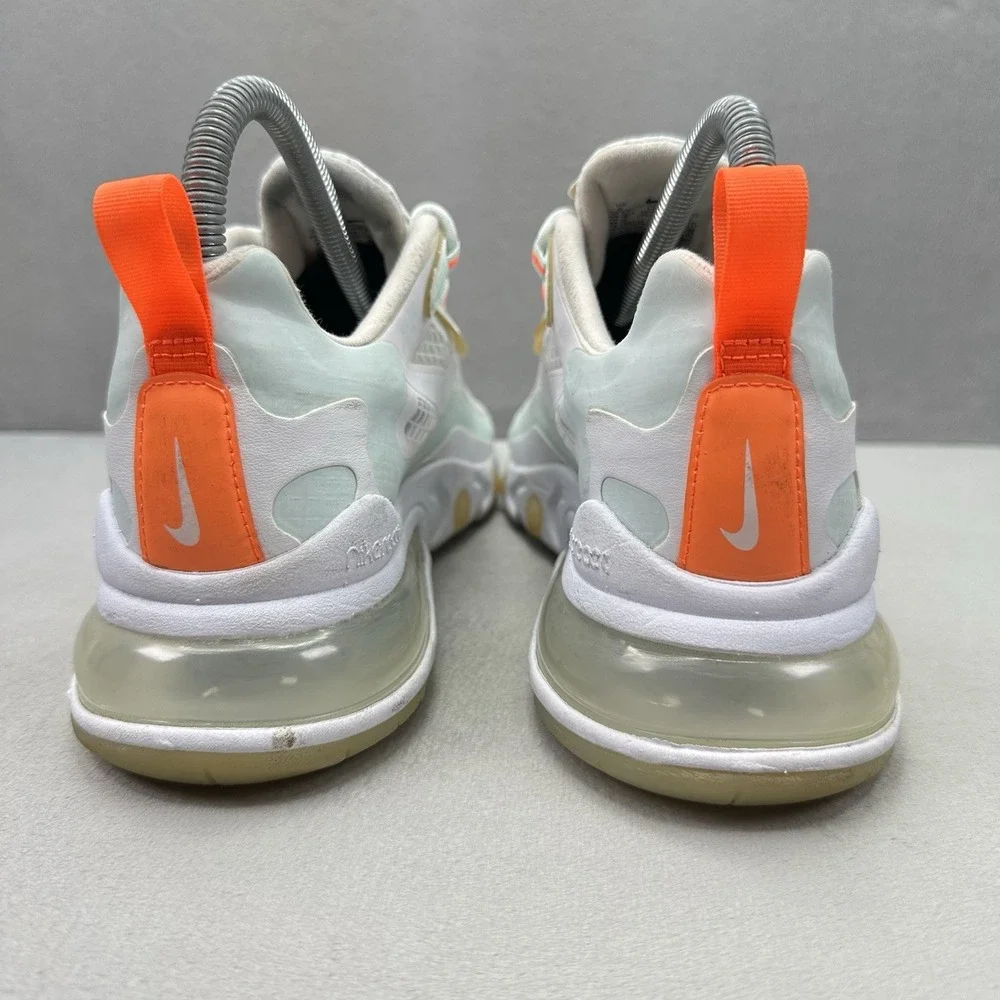 Womens Size 6 Nike Air Max 270 React Shoes White Hyper Crimson Teal Tint Sneaker